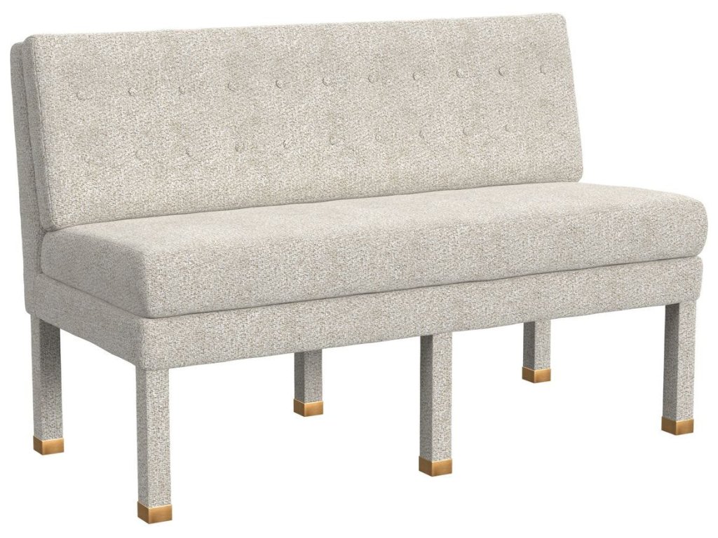Approach The Bench Banquette, 52" - Snuggle Vanilla - image 1
