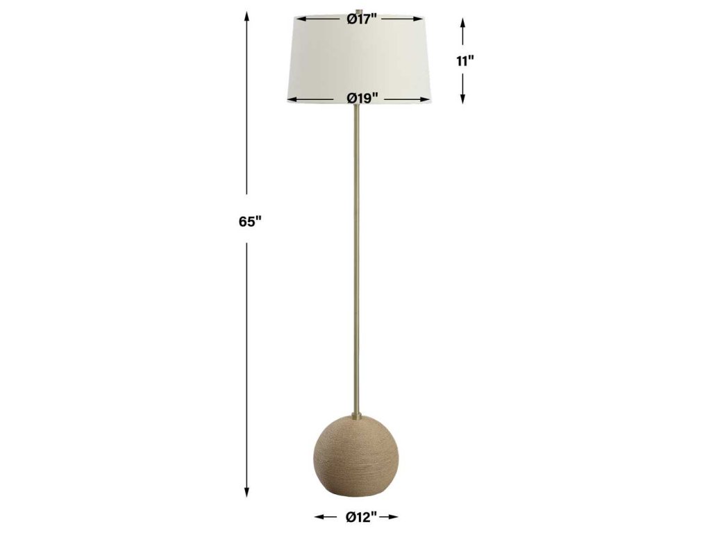 Captiva Floor Lamp, Brass - image 7