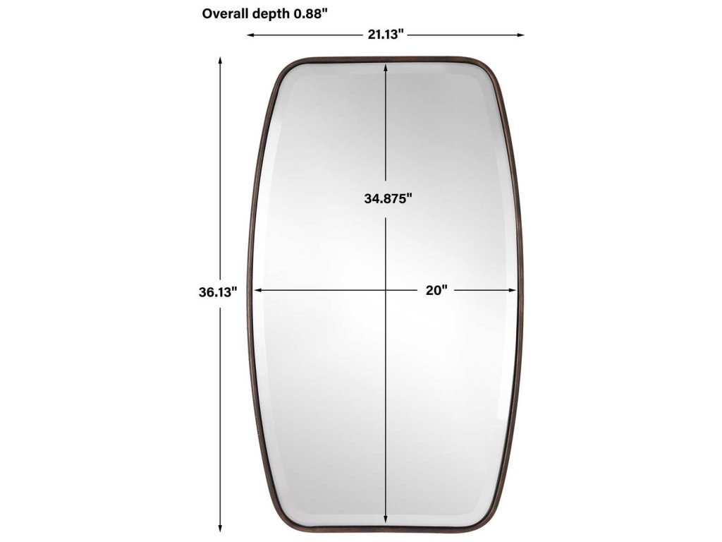 Canillo Mirror, Bronze - image 4