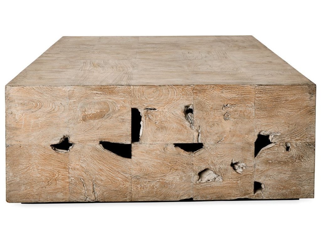 Teak Tac Toe Coffee Table - Light - main image