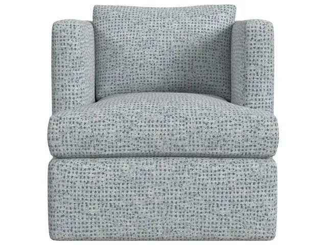 Elevated Swivel Chair - Dashing Blue