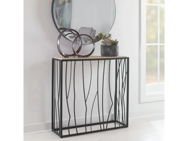 Reed Console Table, 2 Cartons