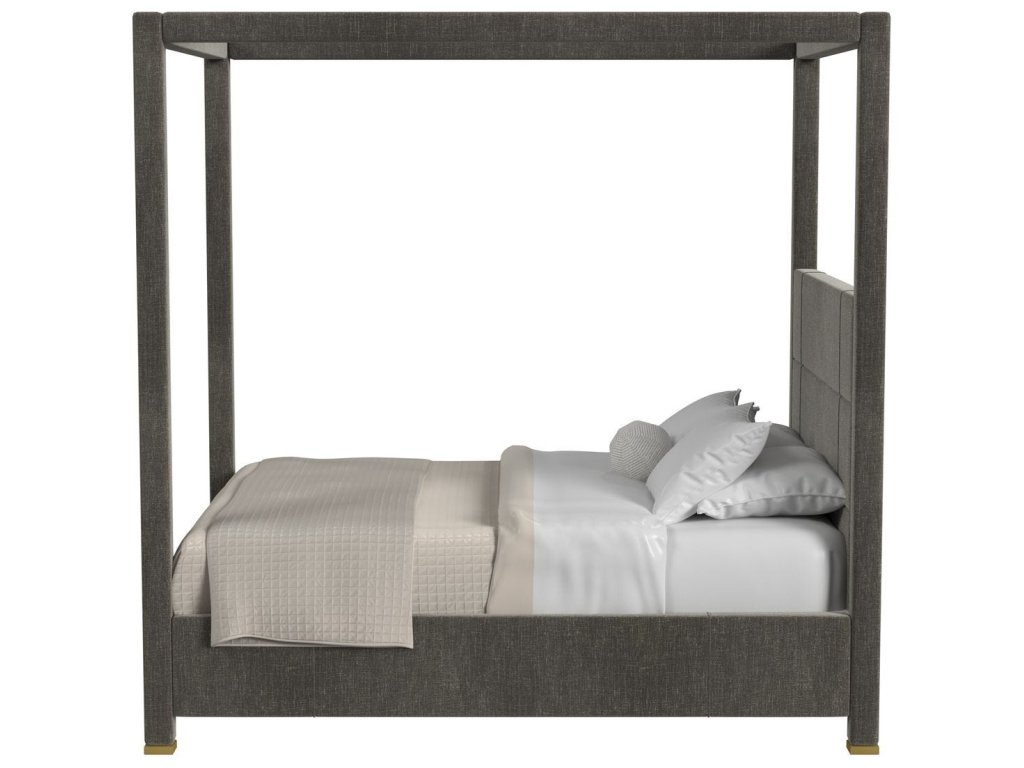 Hibernate Canopy Bed, Queen - Lux Graphite , 3 Cartons - image 2