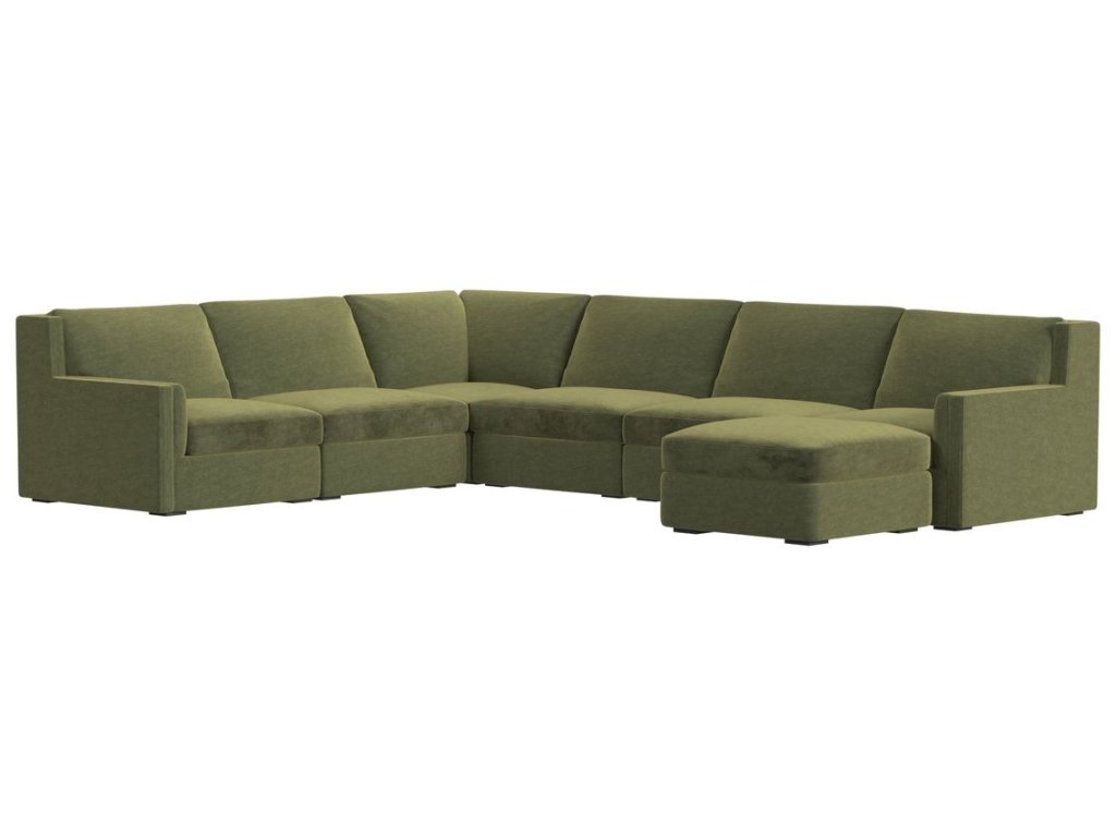 Luxe Sofa, Armless - Antique Loden - image 5