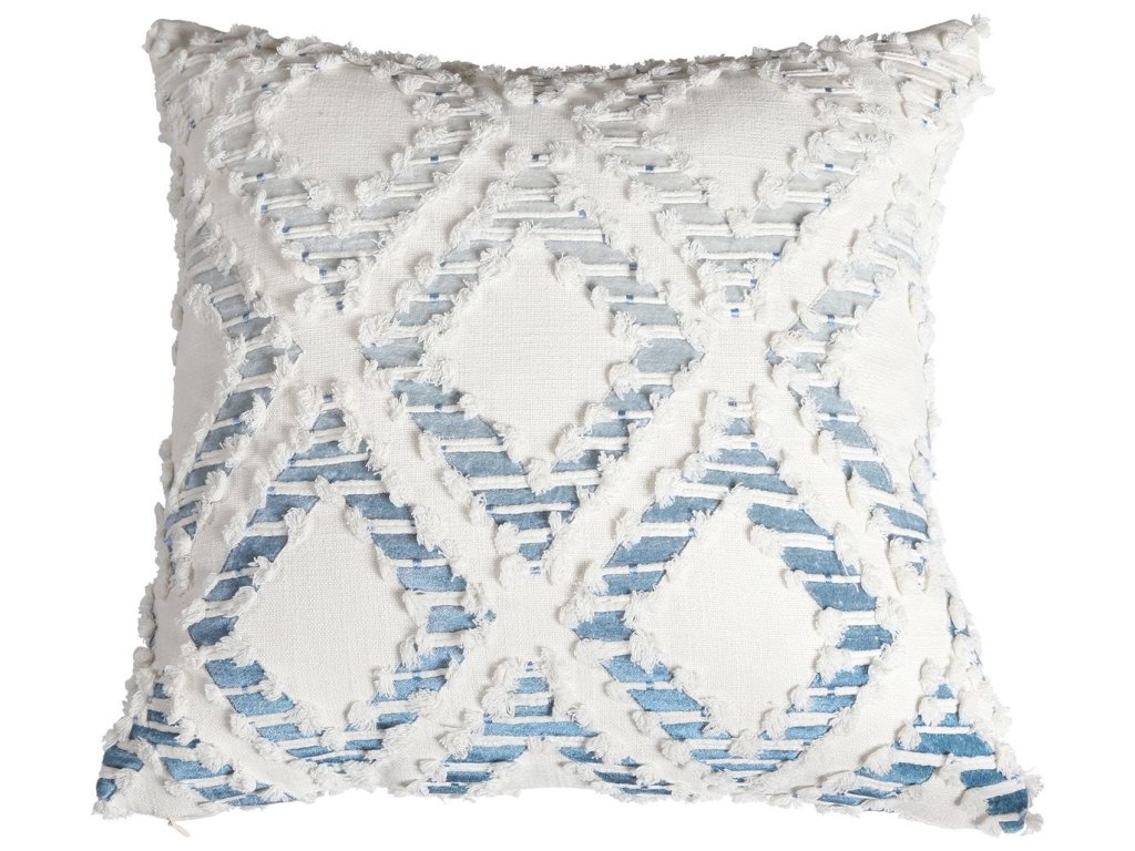Fringe Element Pillow - Ombre Blue - main image