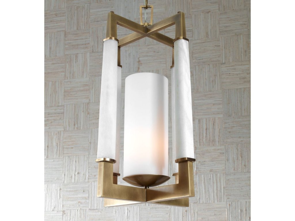 Alabaster Temple, 1 Lt Pendant - image 1