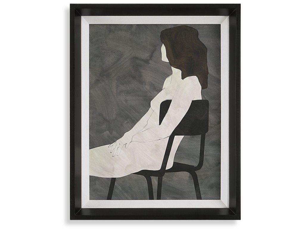 Recumbent Woman Framed Print - main image