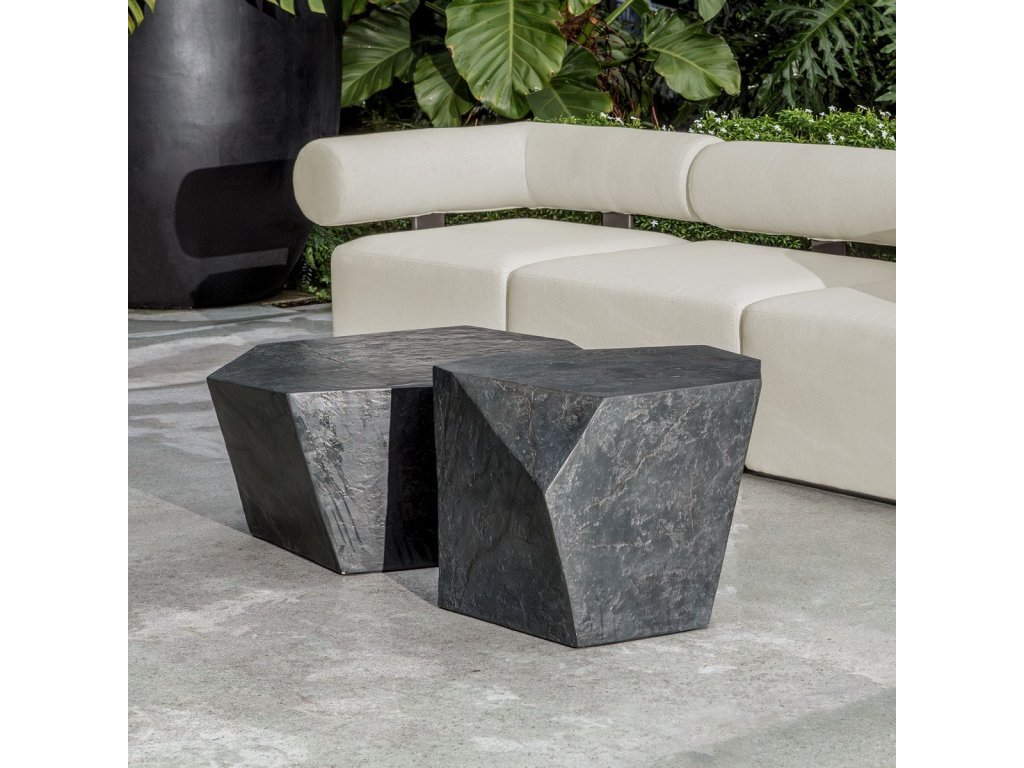 Parra Outdoor Side Table, Slate - image 4