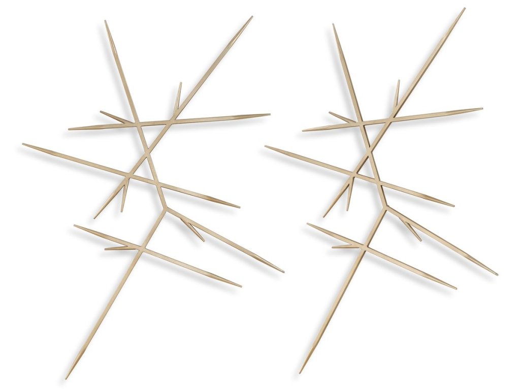 Fireworks Metal Wall Decor, S/2 - main image
