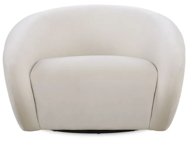 Desoto Swivel Chair, Cream