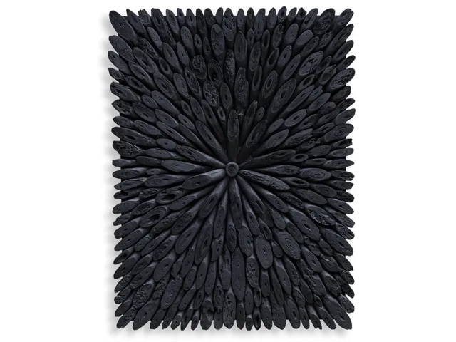 Bahama Wood Wall Decor, Black