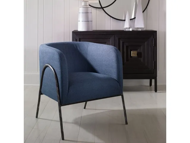 Jacobsen Accent Chair, Denim
