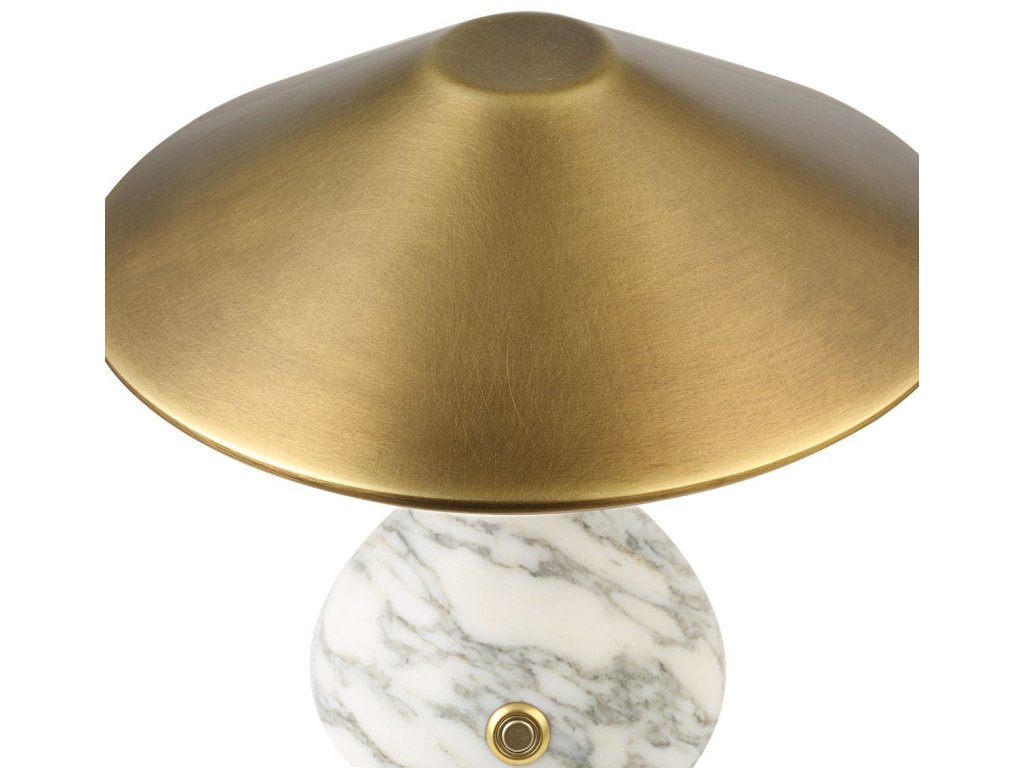 Kiss Rechargeable Mini Lamp - Arabescato Marble - image 12