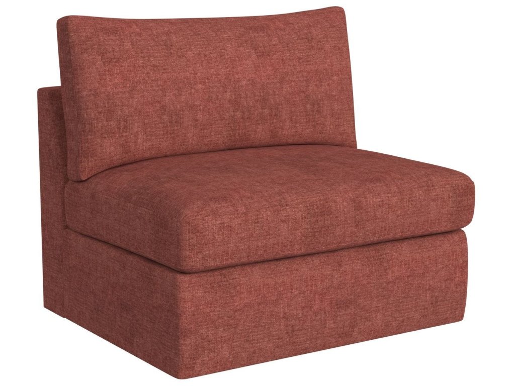 Great Plains Sofa, Armless - Vintage Tea Rose - image 2