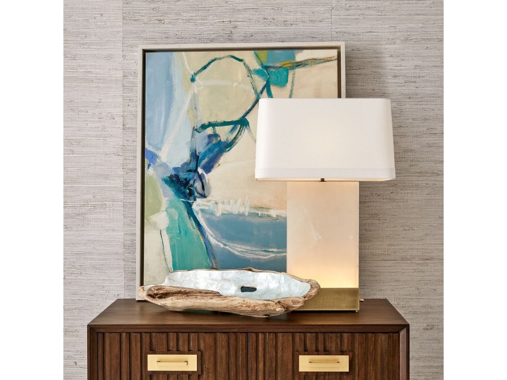 Pearl Forest Bowl - Blue Capiz - image 1
