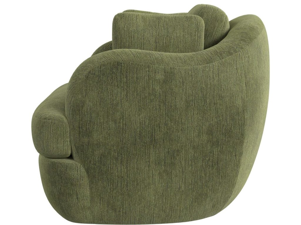 Scoop And A Half Swivel Chair - Antique Loden - image 2