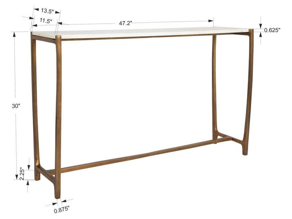 Affinity Console Table, 2 Cartons - image 5
