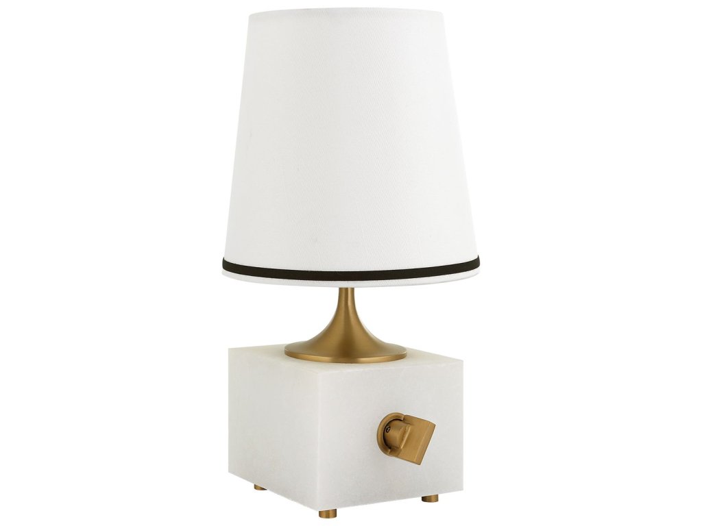 Blockhead Mini Lamp - Satin Brass - image 5