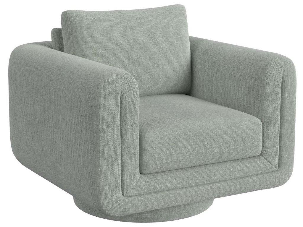 Loop Swivel Chair - Criss Cross Sea Salt - image 1