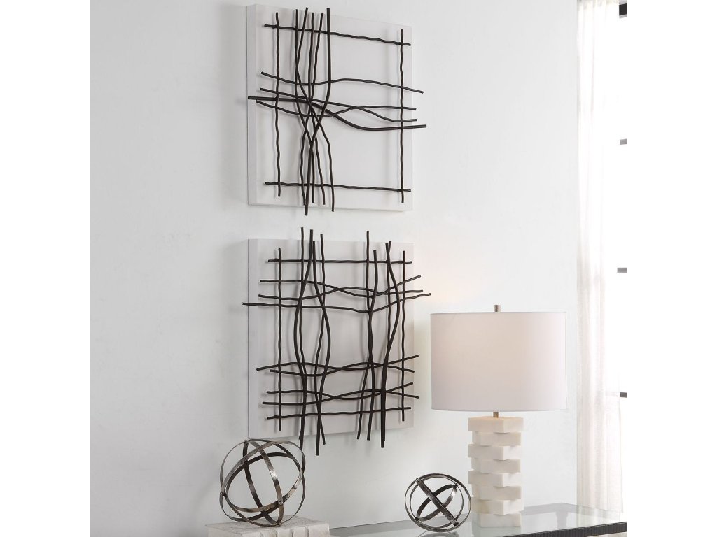 Genesis Metal Wall Decor, S/2 - image 4