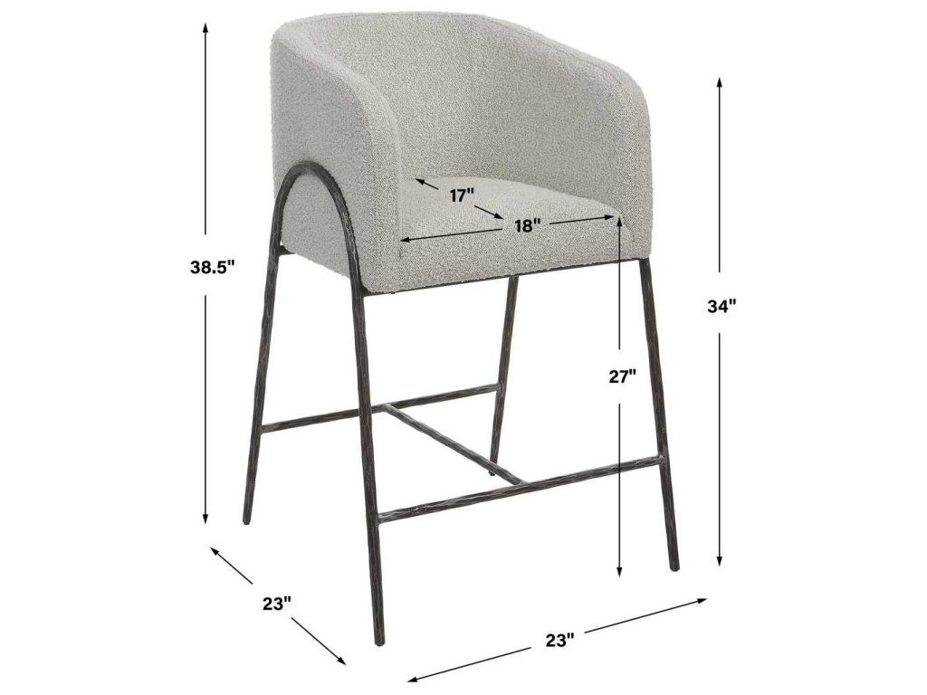 Jacobsen Counter Stool, Gray - image 7