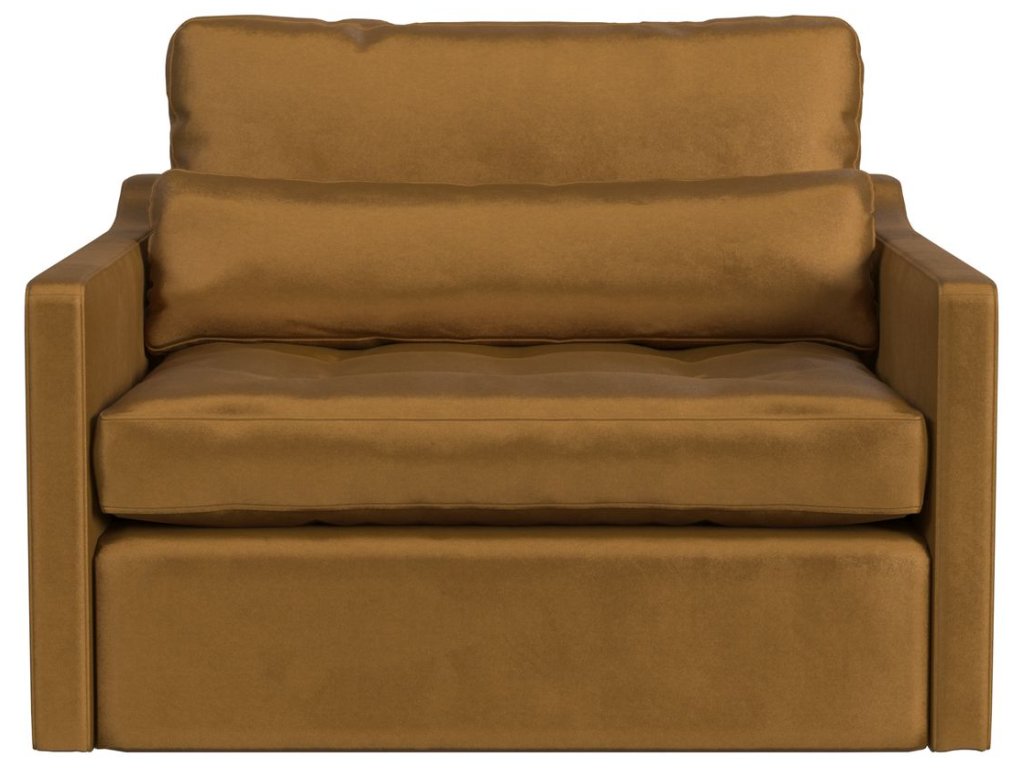 Slope Tufted Swivel Chair-And-A-Half - Bliss Bronze - main image