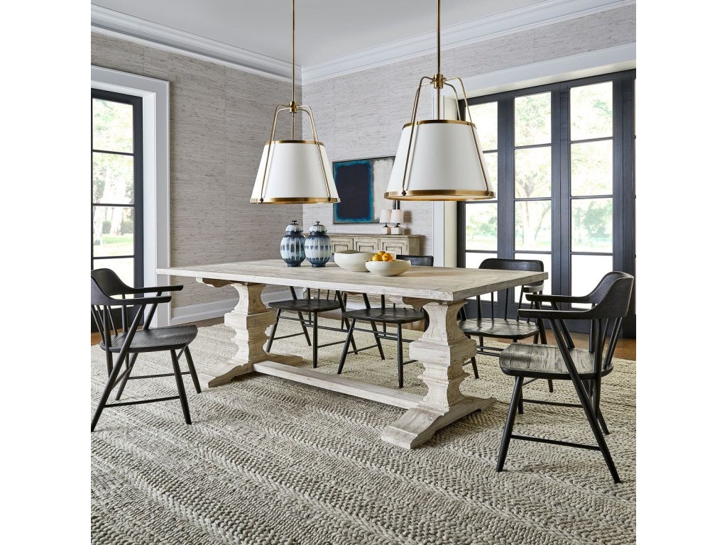 Baldrick Extension Dining Table - White - image 7