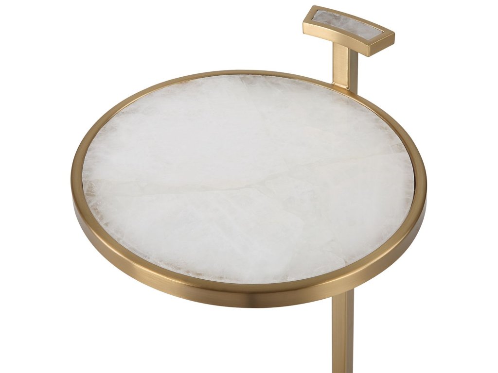 Jewel Pull Up Accent Table - Round - image 5