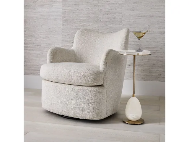 Chit Chat Swivel Chair - Cuddly Cream
