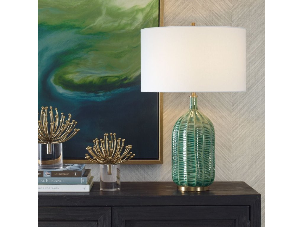 Bixby Green Table Lamp - image 1