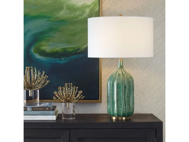 Bixby Green Table Lamp - Alternative View