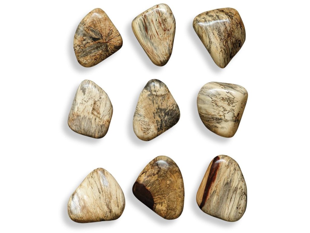 Pebbles Wood Wall Decor, Blonde, S/9 - main image