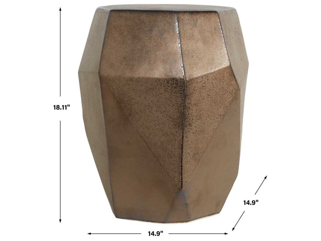 Maquette Garden Stool, Bronze - image 4