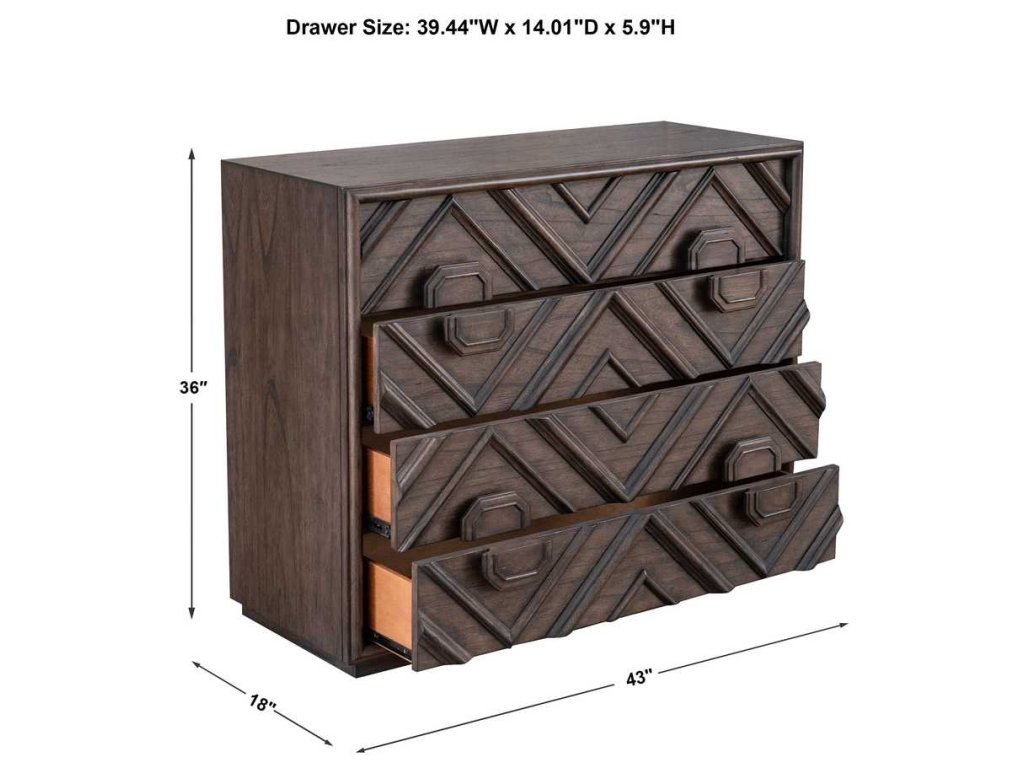 Mindra 4 Drawer Chest - image 8