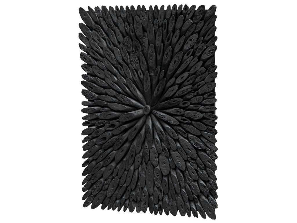 Bahama Wood Wall Decor, Black - image 4