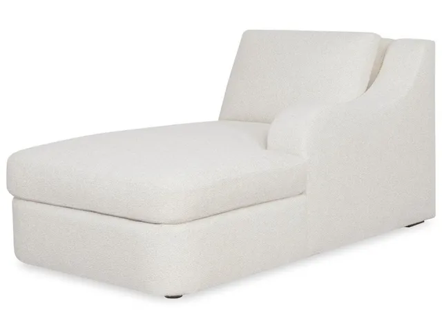 Big Wave Chaise, Right Arm Facing - Snuggle Vanilla