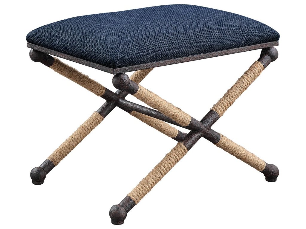 Firth Small Bench, Navy - image 2