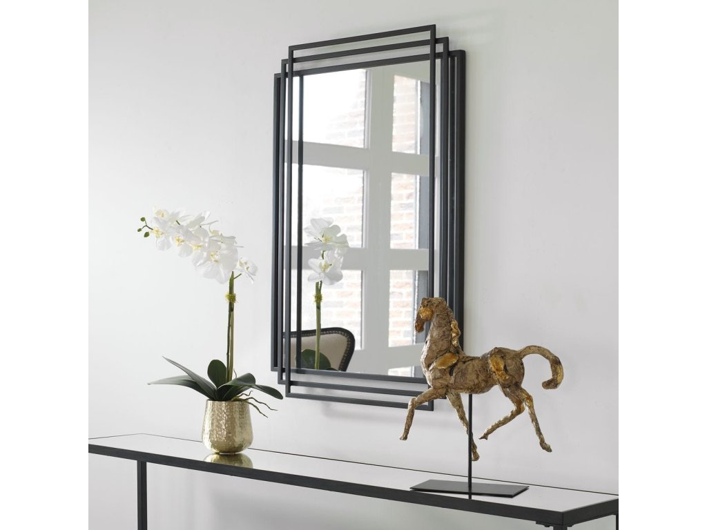 Amherst Mirror, Black - image 1