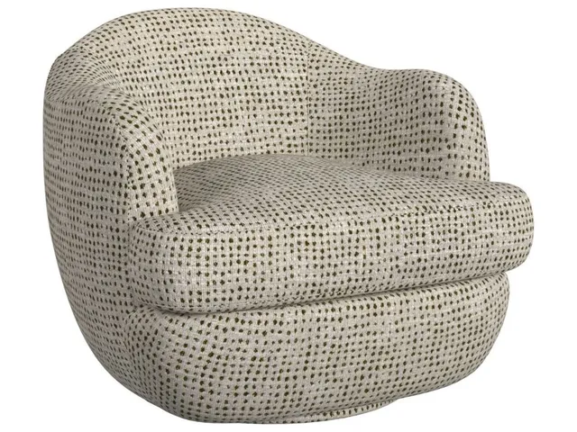 Scoop Swivel Chair - Dashing Olive