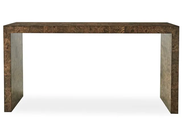 Ingrain Console Table - Cocoa Brown