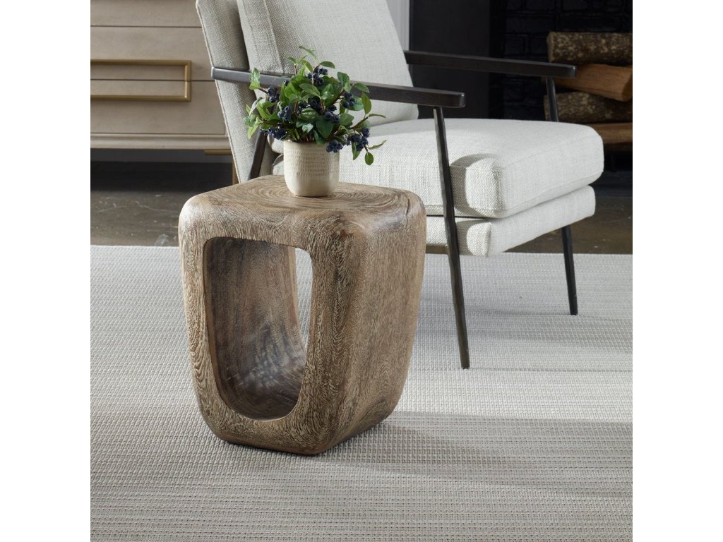 Loophole Accent Stool, Bleached Wash - image 1