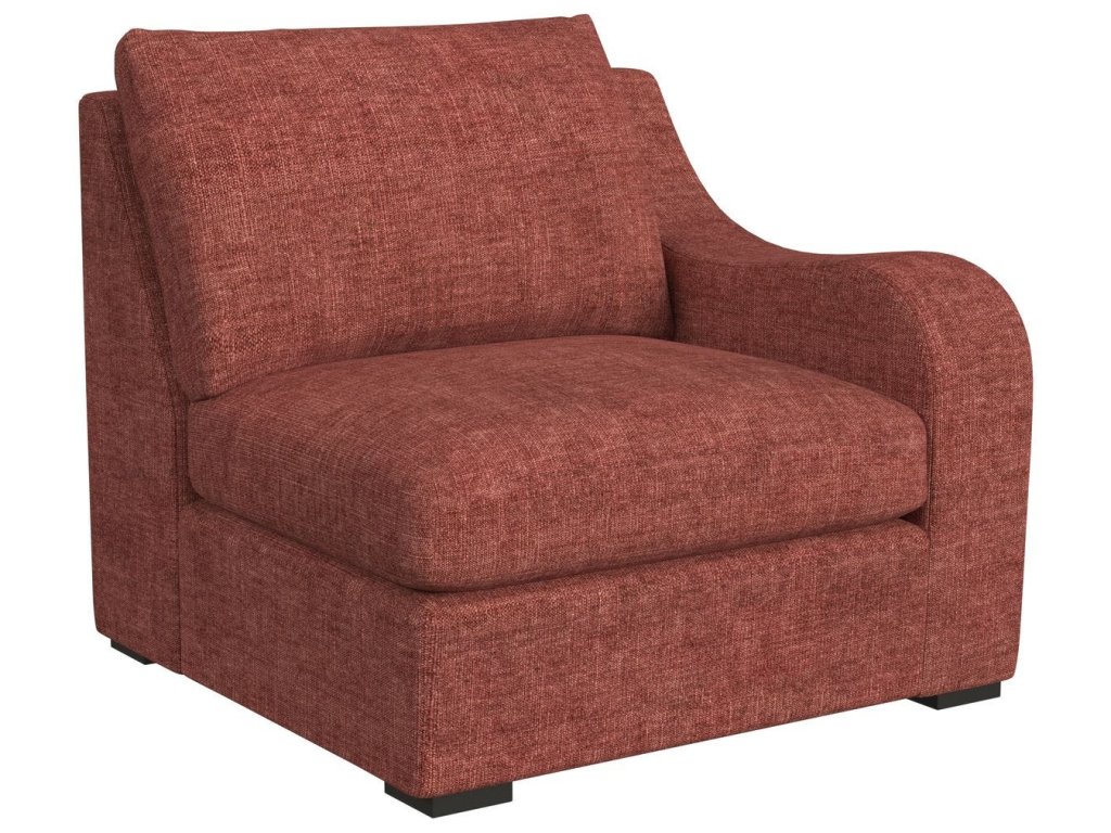 Big Wave Sofa, Right Arm Facing - Vintage Tea Rose - image 1
