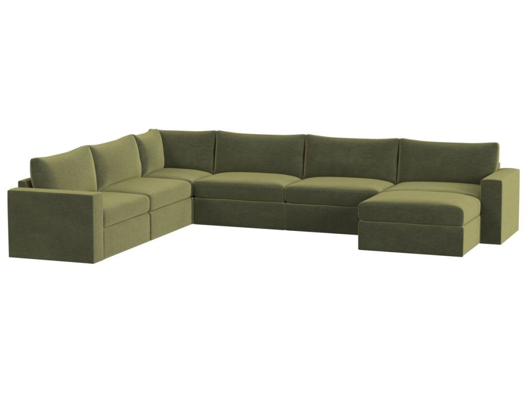 Great Plains Sofa, Armless - Antique Loden - image 4