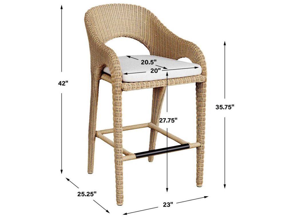Kavali Outdoor Barstool - image 12