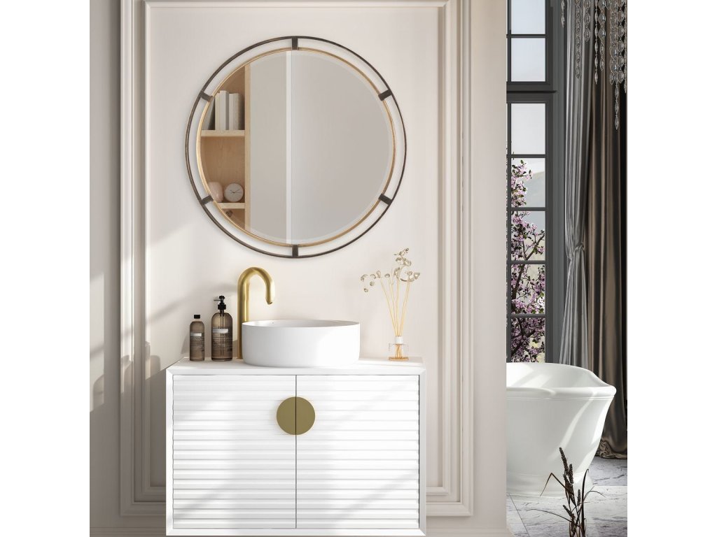 Carrizo Round Mirror - image 1