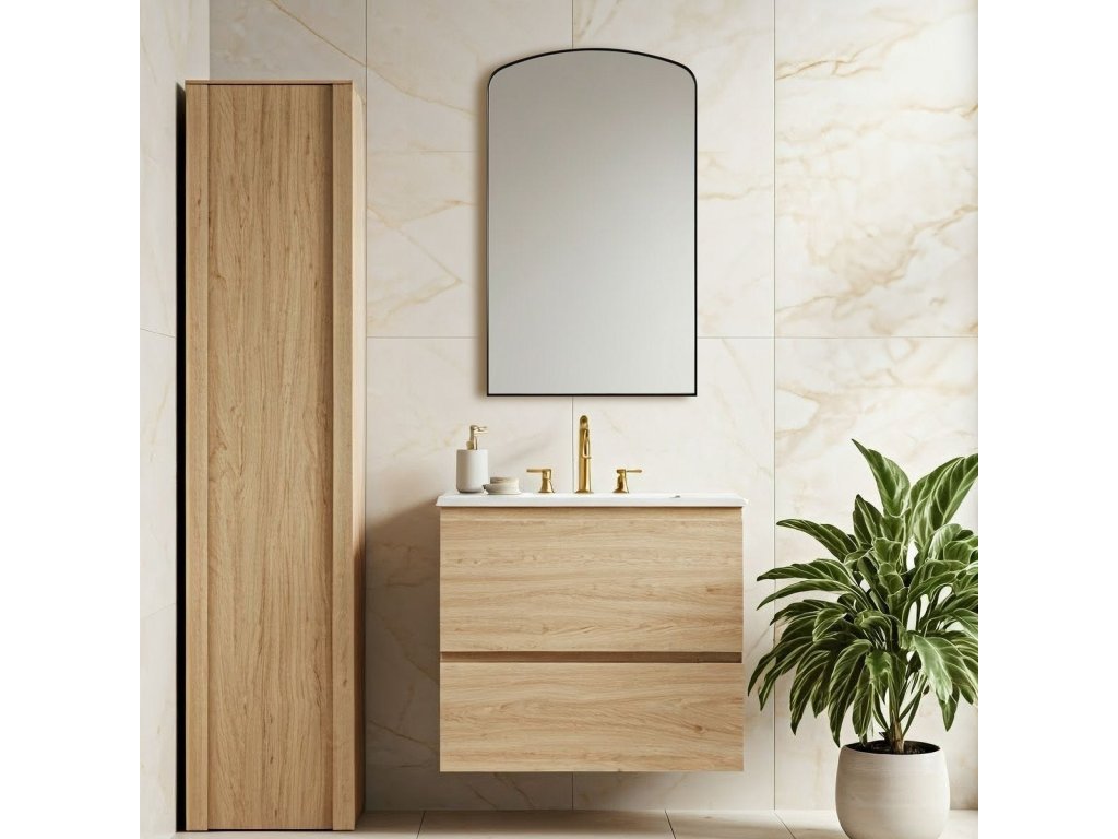 Tordera Arch Mirror, Black - image 1