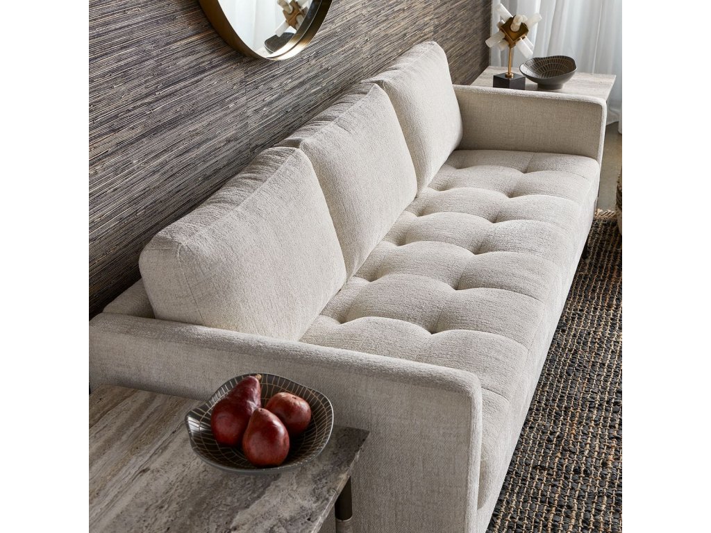 Ventura Sofa - Ivory Chenille - image 4