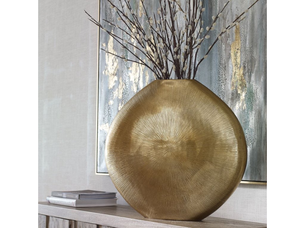 Gretchen Vase, Gold - image 4
