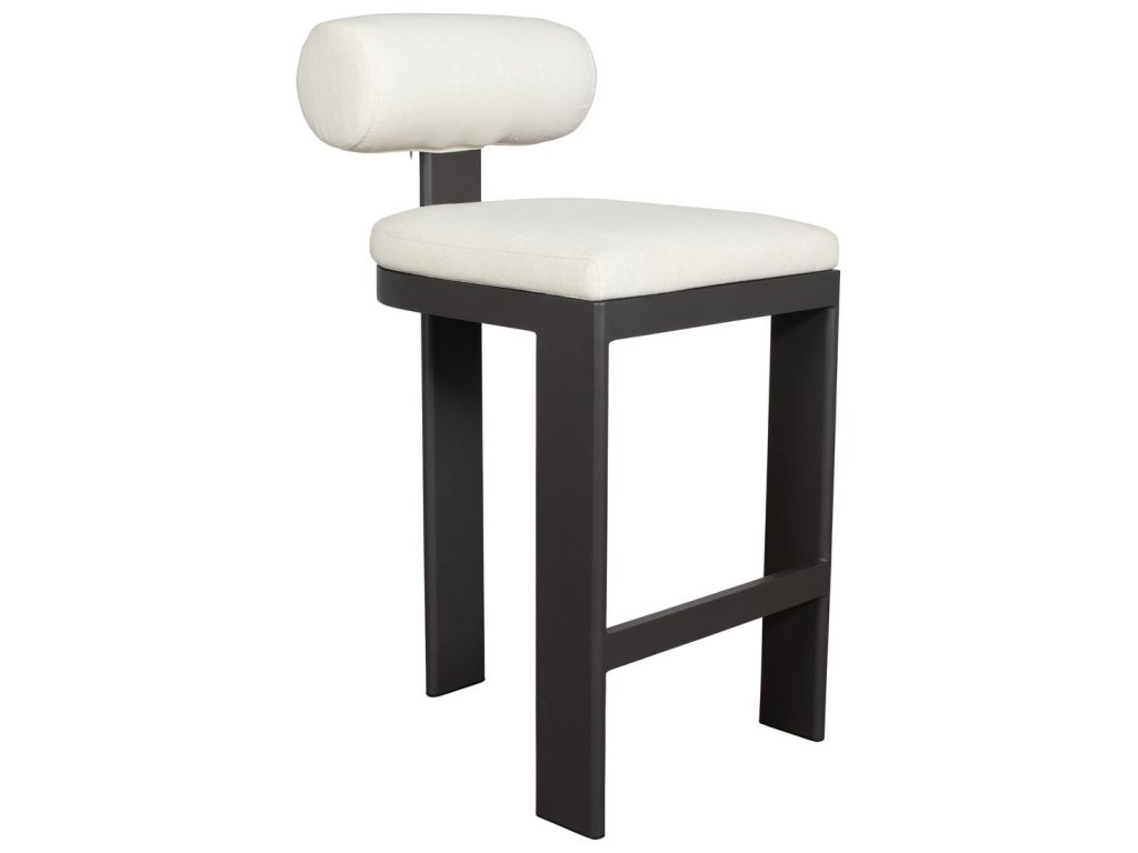 Bolster Back Outdoor Bar Stool - image 1
