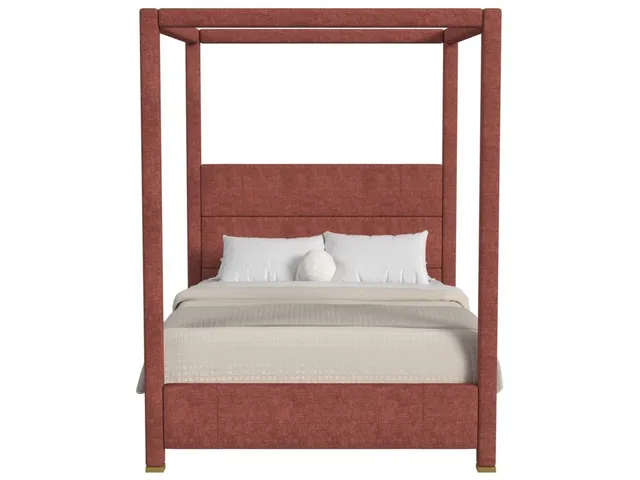 Hibernate Canopy Bed, Queen - Vintage Tea Rose , 2 Cartons